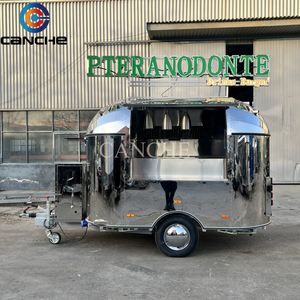 Carrito de Comida Rápida Multifuncional, Remolque para Catering, Puesto de Venta Móvil, Cocina Móvil, Construcción de Acero Inoxidable, Certificado COC CE - Product Image 4