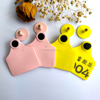 Étiquette NFC personnalisée pour le bétail étiquette d'oreille pour animal de ferme cochon chèvre chat bétail étiquettes d'oreille RFID