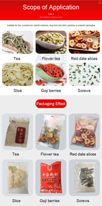 Machine de fabrication de petits sacs en plastique pour thé, granulés, épices, poudre, vis, aliments, avec fonction de pesage et d'emballage - Product Image 6
