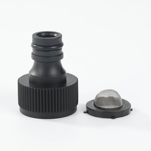 Water Filter Fittings 25mm Plastic 1 In Threaded Pipe Connector With <b>Mesh</b> <b>Screen</b> For Washing Machine Water Inlet - Product Image 1