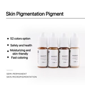 Stagione Der accetta 52 colori della pelle personalizzati per la copertura della cicatrice smagliature vitiligine con macchina per tatuaggi pigmento crema pmu pigmento logo - Product Image 2