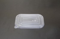 Barquette de traiteur pleine grandeur 680 ml en aluminium, rectangulaire, avec couvercle en plastique de qualité alimentaire résistant au four, pour la préparation de repas à emporter