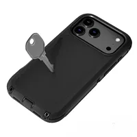 Étui robuste antichoc avec clip ceinture, design bicolore, protection renforcée, coque blindée pour iPhone 17 Air 16 15 14 Plus 13 Pro Max