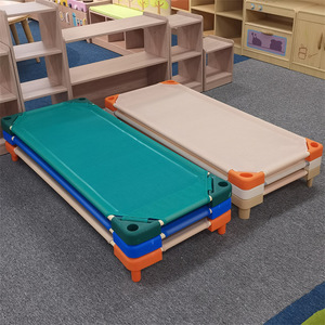 Nursery Mesh Netting <strong>Bed</strong> with Steel Frame Minimalist Modern Design for Early Education &amp; Daycare Babies' Nap <strong>Bed</strong> Folding Cot - Product Image 6