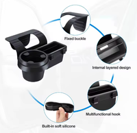 Support de tasse de voiture, support de téléphone, plateau de rangement, pochette de rangement latérale pour fenêtre de porte, support de rangement suspendu pour accessoires intérieurs de voiture