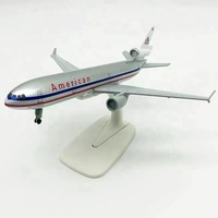 Nouveau produit, 4 modèles d'avion miniature, modèle souvenir, cadeau, 20 cm, avion en métal moulé sous pression, MD-11, avion de ligne