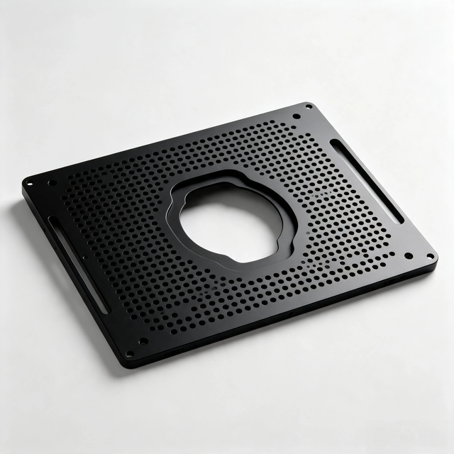 EM Custom Aluminum Audio Equipment Panel, Anodized Metal Front Cover for Amplifier Speaker, Custom From Your Drawings