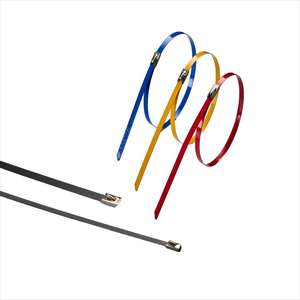 الجملة متعددة الأغراض اللون الفولاذ المقاوم للصدأ سحاب العلاقات كابل-الكرة قفل المغلفة العلاقات - Product Image 4