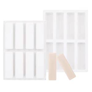 Moule à bâtonnets de fromage en silicone antiadhésif platine sans BPA, 8 cavités rectangulaires, certifié LFGB, de l'usine MUYULINS - Product Image 5