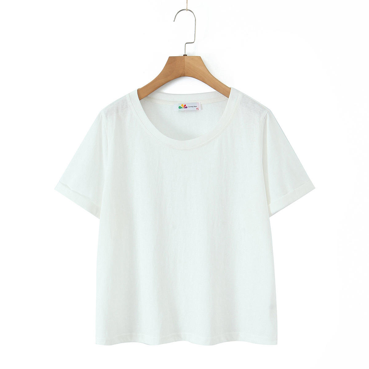 T-shirt blanc à manches courtes