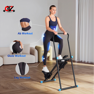 CZFIT Simulateur d'escalade multifonctionnel pour usage domestique, appareil <span class=keywords><strong>de</strong></span> fitness et d'entraînement en métal pour l'intérieur, équipement <span class=keywords><strong>de</strong></span> marche sur les marches. - Product Image 1