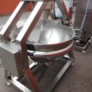 自動傾斜惑星ガス電気食品調理機ソースジャケットケトル工業用調理ポットミキサー付き - Product Image 4