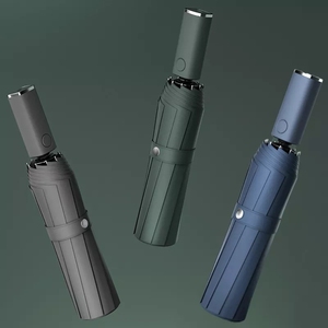 Parapluie pliant automatique avec Led, grand format, résistant au vent, Parasol d'extérieur, Portable, pour hommes et femmes, g - Product Image 1