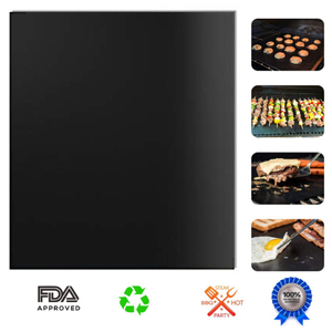Tapete para Parrilla Multiusos, Aprobado por la FDA, Antiadherente, Resistente al Calor, Revestimiento de Fibra de Vidrio PTFE, Tapete para Hornear y Asar - Product Image 1