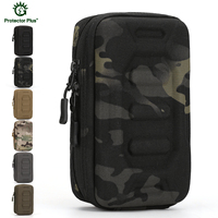Pochette d'accessoires A051 Mige, sacoche de taille tactique multifonctionnelle EDC à coque rigide, sac de rangement pour téléphone portable multicouche suspendu MOLLE