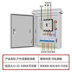 กล่องจ่ายไฟ Chnt รุ่น Nxb 63 แบบ 3 โพล 6000 แอมป์ สำหรับติดตั้งภายนอกอาคาร พร้อมแผงควบคุมพลังงานและได้รับการรับรองมาตรฐาน Ccc - Product Image 2
