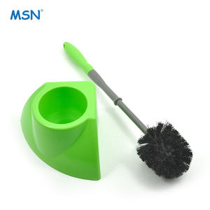 现代设计处女PP合成长丝马桶刷桶套装塑料浴室清洁工具 - Product Image 3