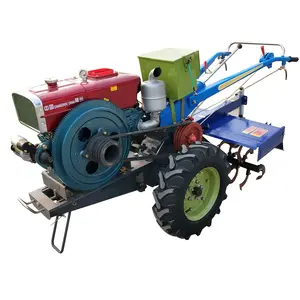 Trocken feld Reisfeld Rotations bearbeitung Walk Traktor Anhänger landwirtschaft liche Maschinen für die Landwirtschaft