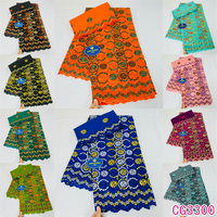 Nouveau tissu en dentelle suisse 100 % coton de haute qualité pour robe, tissu en dentelle suisse brodé avec écharpe, tissu en dentelle africaine