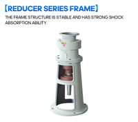 Support de mélangeur industriel robuste en acier inoxydable avec palier et bride pour agitateur chimique