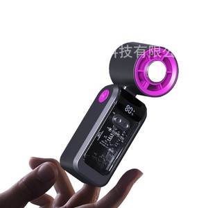 Handheld Cooling Fan F388 Brushless Motor Digital Display <b>Neck</b> Wearable Portable Fan 3-6H Battery Life USB Power - Product Image 1