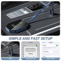 Adaptateur Bluetooth Android Auto portable certifié CE FCC ROHS, dongle CarPlay USB KYERE 1 Series F52 BMW, garantie 1 an
