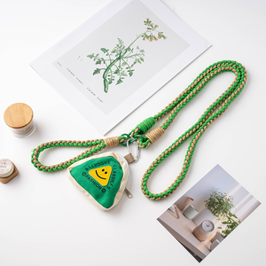 Cordón de teléfono cruzado ajustable con portatarjetas correa de muñeca retráctil para compras manos libres correas de teléfono móvil - Product Image 1