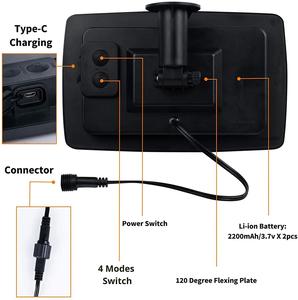 S14 guirlande solaire incassable 2700K blanc chaud étanche extérieur jardin Patio et Camping blanc chaud LED connectable - Product Image 3