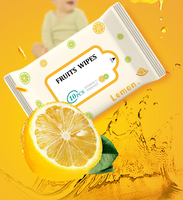 Lot de 10 lingettes humides pour bébé, non tissées, sans parfum, à l'eau pure, pour nouveau-nés et voyages - Vente en gros à prix réduit