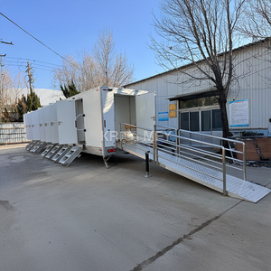 Outdoor Portable 34 ft Mobile Toilet Trailer Handicapped Restroom for <b>Apartment</b> and Office Building Use Eco-Friendly Durable - Product Image 3