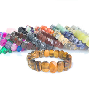 Natural Elastic Beaded <b>Bracelet</b> <b>Healing</b> Energy Crystal <b>Bracelet</b> Quartz, Lapis Lazuli, Labradorite Wholesale Jewelry - Product Image 4