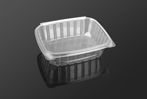 Hình Chữ Nhật Hộp Đựng Thực Phẩm Có Bản Lề Bằng Nhựa Trong Suốt Có Nắp Đậy An Toàn 8- 48 Oz. Chống Giả Mạo, Giả Mạo-Hiển Nhiên-200/Hộp - Product Image 2