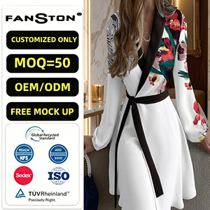 Vestido Midi Elegante Color-Block para <span class=keywords><strong>Mujer</strong></span> 2026 - Sofisticado Vestido <span class=keywords><strong>de</strong></span> Una Pieza con Lazo en la Cintura, Moda Otoño-<span class=keywords><strong>Invierno</strong></span> Transfronteriza - Product Image 2
