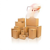Kurierboxen Nr. 1-12 Kartonagen für Expressversand, halbhohe, faltbare, extra stabile Versandverpackungen, druck- und sturzsichere Ausstellungsboxen
