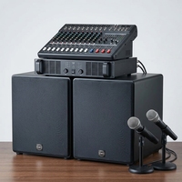 Subwoofer actif néodyme de 12 pouces, 300 W, haut-parleur de basses professionnel alimenté pour la scène, les salles de conférence, les auditoriums et les concerts