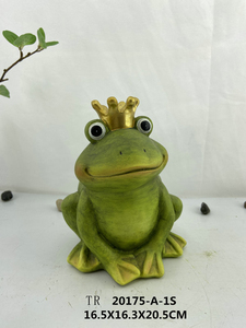 <span class=keywords><strong>Grenouille</strong></span> en résine avec prince héritier princesse artisanat Sculpture modèle usine jardin <span class=keywords><strong>grenouille</strong></span> étang Figurine maison décorative - Product Image 4
