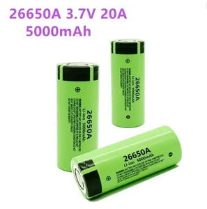 Новая аккумуляторная батарея NCR26650A 26650 3.7V 5000mAh для фонариков (с выводом на верх) - Product Image 2