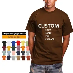 Custom Design Logo Graphic Digital Printing Embroidery Screen Puff Print Combed Cotton Unisex Tshirt