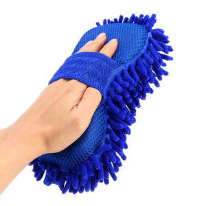Esponja de chenilla de microfibra para lavado de coches, gran absorbente, fideos de chenilla, cepillo de esponja para limpieza de coches, lavado automático - Product Image 1