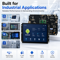 Panel LCD con Pantalla Táctil Capacitiva de Alto Rendimiento de 10.1 Pulgadas y 500nits, Placa Base RK3568 Compatible con Sistema Operativo Android/Linux TFT