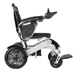 Sedia a rotelle elettrica leggera con sistema di frenatura elettromagnetica di nuovo Design facile da piegare - Product Image 4