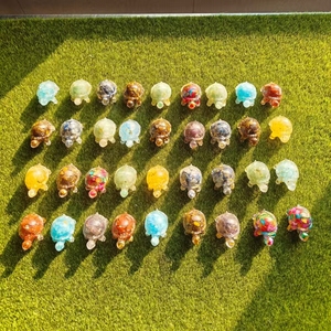 Scultura di Tartaruga in Resina Naturale con Occhio di Tigre, <span class=keywords><strong>Cristalli</strong></span> Curativi alla Moda per Regali - Product Image 1
