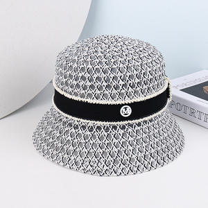 إرسال استفسار الحصول على كتالوج مصمم الكلاسيكية رسالة <span class=keywords><strong>M</strong></span> محبوك قبعة في الهواء الطلق تنفس المرأة أزياء الشاطئ Sombreros للسفر - Product Image 2