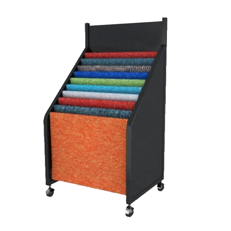Apache Factory Customizable Metal Rug Display Rack for Shop Use Factory Customizable Metal Display Racks — view 4