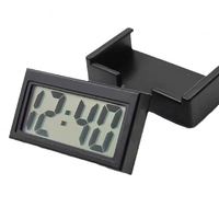 Horloge électronique numérique à grand écran pour la maison et la voiture, mini horloge électronique à coller pour voiture, type d'accessoires automobiles, affichage de l'heure