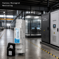 Rayfull SC15M meteran energi Modbus, meteran Digital cerdas rel DIN 1 fase multifungsi RS485