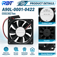 Ventilateur de refroidissement axial DC 24V A90L-0001-0422, débit d'air stable, pièce de rechange industrielle pour armoire de commande CNC 3106KL-05W-B59-B00