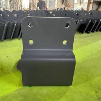 Support de montage en alliage d'aluminium pour l'industrie robotique avec trous ronds et fentes, composant de support métallique