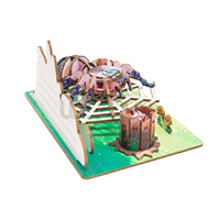 Rompecabezas de Madera 3D de Araña Wincent, Diorama de Insecto de Fantasía, Kit de Manualidades, Juguete Educativo STEM, Decoración de Naturaleza para Niños y Adultos, Regalo