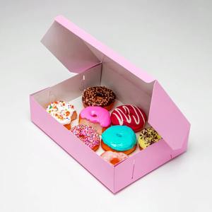 Cajas para Donuts Reciclables de Grado Alimenticio, Plegables, con Relieve y Laminado Mate, Colores/Tamaños Personalizados, para <span class=keywords><strong>Sushi</strong></span> y Azúcar - Product Image 3